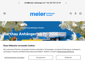 meier-anhaenger.shop homepage screenshot