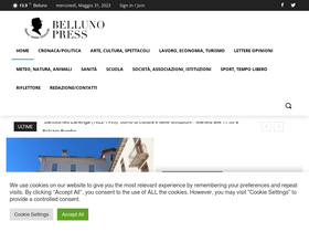 'bellunopress.it' screenshot