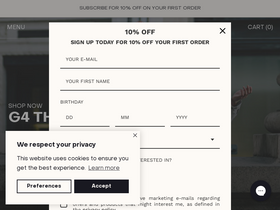 'baracuta.com' screenshot