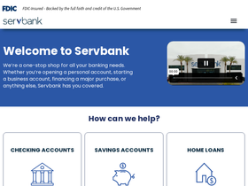 'servbank.com' screenshot