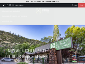 durangooutdoorexchange.com homepage screenshot