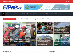 'elpais.cr' screenshot