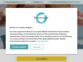 'roompot.de' screenshot