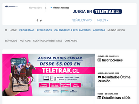 'hipodromo.cl' screenshot