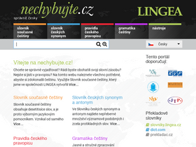 'nechybujte.cz' screenshot