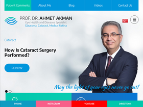 'drahmetakman.com' screenshot