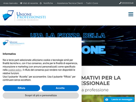 'unioneprofessionisti.com' screenshot