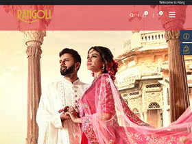 rangoliindia.com homepage screenshot