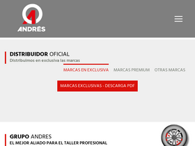 'grupoandres.com' screenshot
