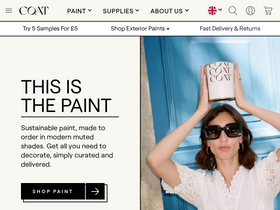 'coatpaints.com' screenshot