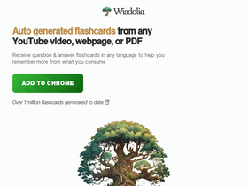 Wisdolia - Transform study materials into smart, multilingual flashcards swiftly; diagram support included.