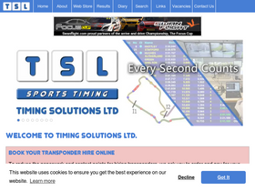 'tsl-timing.com' screenshot