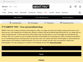 'aboutyou.com' screenshot