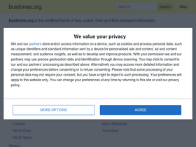 'bustimes.org' screenshot