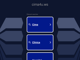 'cima4u.ws' screenshot