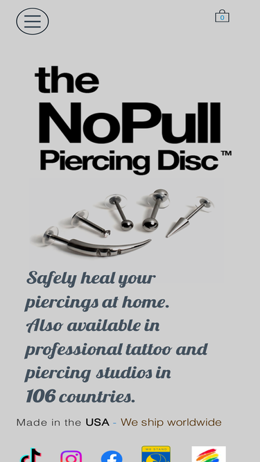 nopullpiercing.com