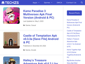 'techzs.com' screenshot