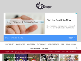 'vietdesigner.net' screenshot
