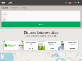 'maptons.com' screenshot