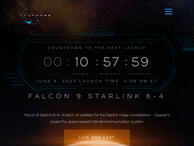 'spacecoastlaunches.com' screenshot
