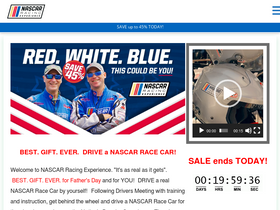 'nascarracingexperience.com' screenshot