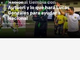 'elfutbolero.com.co' screenshot