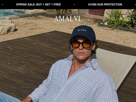 amalvieyewear.com homepage screenshot