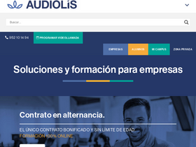 'audiolis.com' screenshot