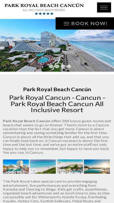 parkroyalcancunresort.com