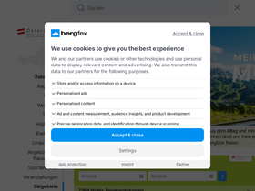 'bergfex.at' screenshot