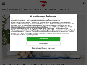 'herz-fuer-tiere.de' screenshot
