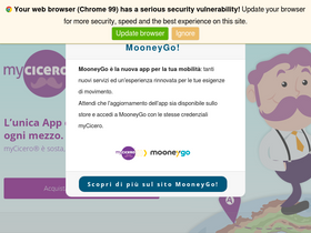 'mycicero.it' screenshot