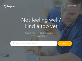 'topvet.net' screenshot