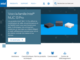 'intel.fr' screenshot