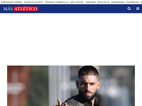 'masatletico.com' screenshot