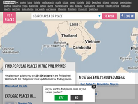 'heyplaces.ph' screenshot