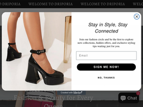 driporia.shop homepage screenshot