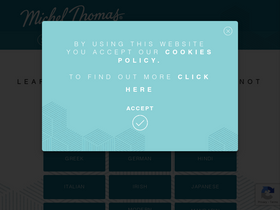 'michelthomas.com' screenshot