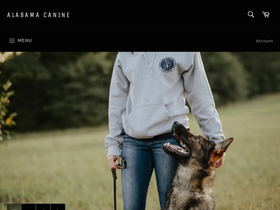alcanine.com homepage screenshot