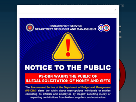 'ps-philgeps.gov.ph' screenshot