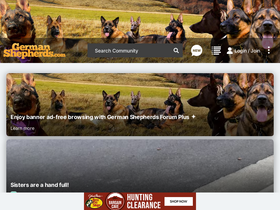 'germanshepherds.com' screenshot