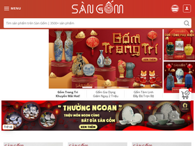 'sangom.vn' screenshot