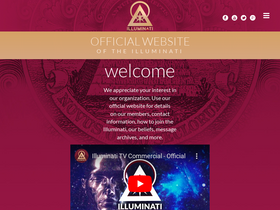 'illuminatiofficial.org' screenshot