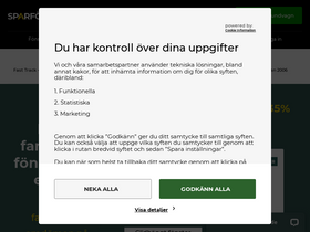 'sparfonster.se' screenshot