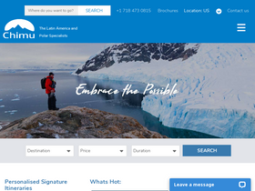 'chimuadventures.com' screenshot