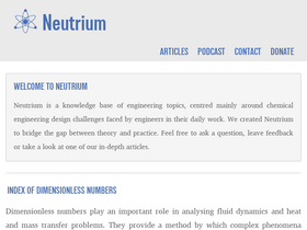 'neutrium.net' screenshot