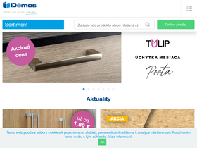 'demos-trade.sk' screenshot