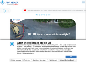 'apanovabucuresti.ro' screenshot