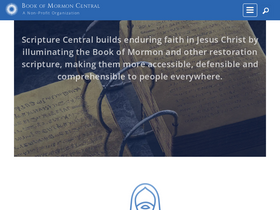 'bookofmormoncentral.org' screenshot