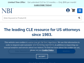 'nbi-sems.com' screenshot